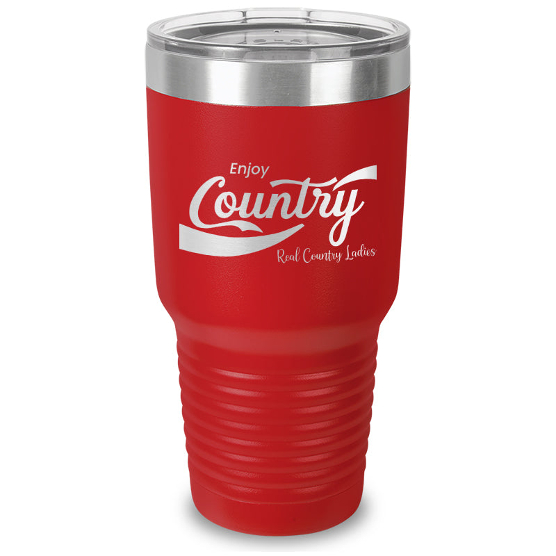 Black Friday | Enjoy Country Laser Etched Tumbler