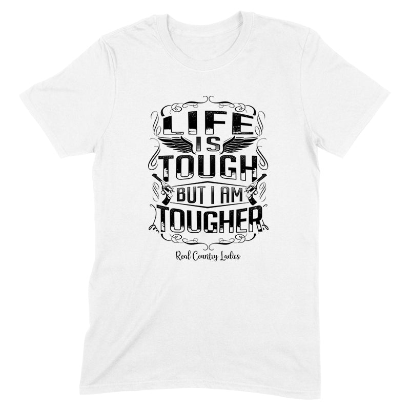 Black Friday | Life Is Tough Black Print Front Apparel