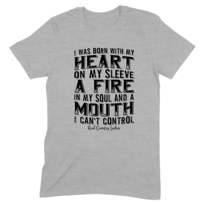 Black Friday | A Mouth I Can't Control Black Print Front Apparel