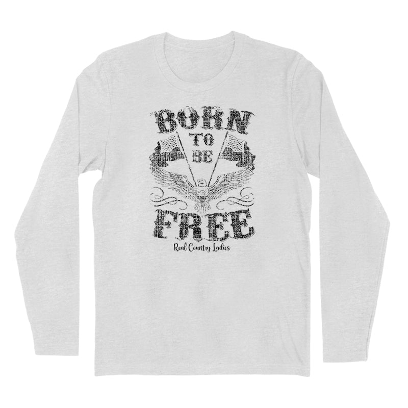 Black Friday | Born To Be Free Black Print Hoodies & Long Sleeves