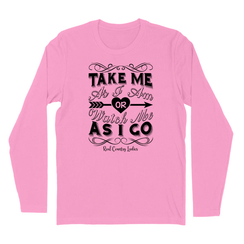 Blowout | Take Me As I Am Black Print Hoodies & Long Sleeves