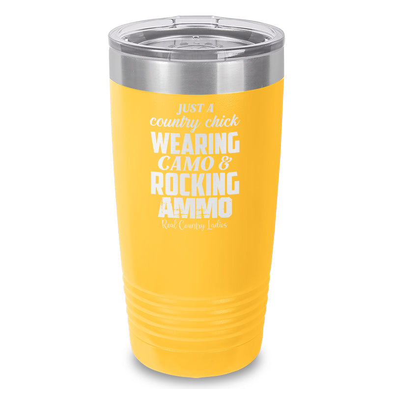 Black Friday | Wearing Camo Rocking Ammo Laser Etched Tumbler