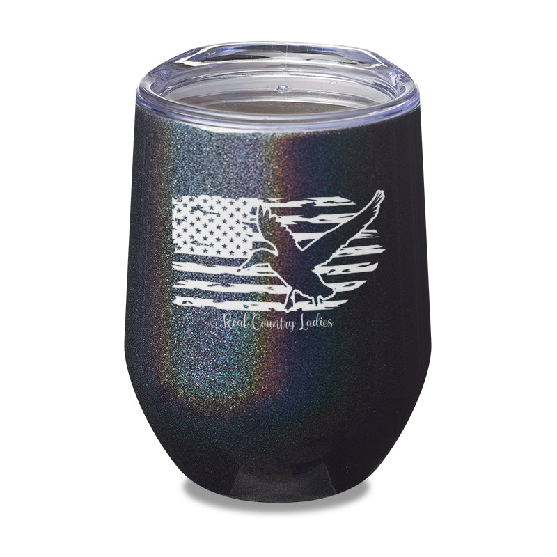 Black Friday | Duck USA Flag Laser Etched Tumbler