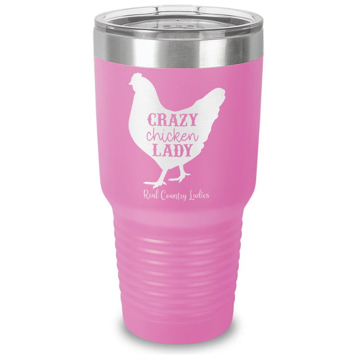 Black Friday | Crazy Chicken Lady Laser Etched Tumbler