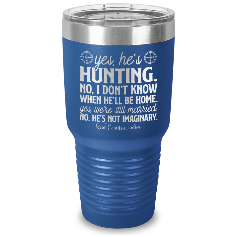 Black Friday | Yes He's Hunting Laser Etched Tumbler