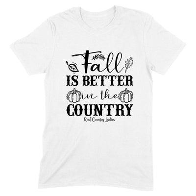 Falling For Deals | Fall Is Better In The Country Black Print Front Apparel