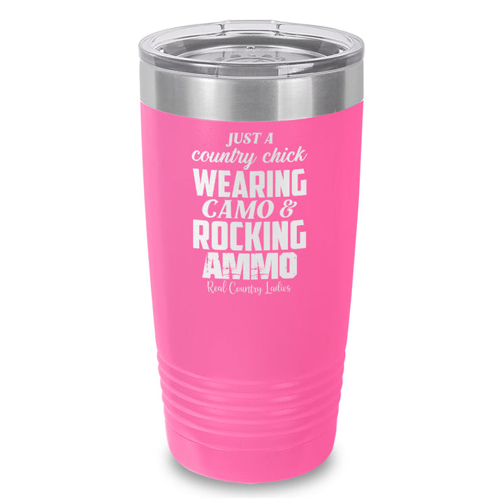 Black Friday | Wearing Camo Rocking Ammo Laser Etched Tumbler