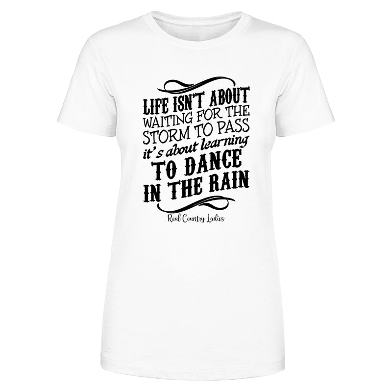 Black Friday | Dance In The Rain Black Print Front Apparel