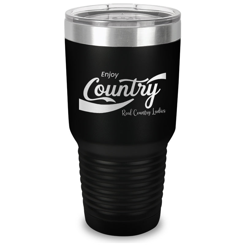 Black Friday | Enjoy Country Laser Etched Tumbler