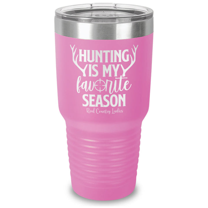 Black Friday | Hunting Is My Favorite Season Laser Etched Tumbler