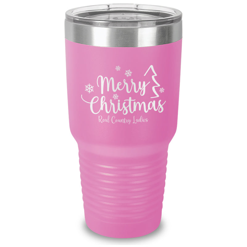 Black Friday | Merry Christmas Laser Etched Tumbler