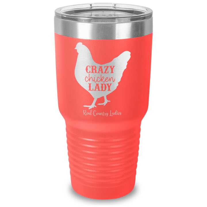 Black Friday | Crazy Chicken Lady Laser Etched Tumbler