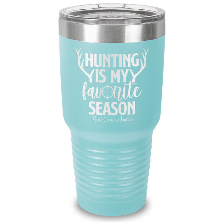 Black Friday | Hunting Is My Favorite Season Laser Etched Tumbler