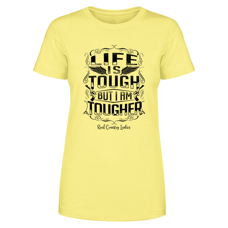 Black Friday | Life Is Tough Black Print Front Apparel