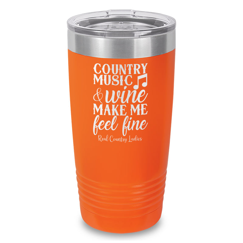 Black Friday | Country Music And Wine Laser Etched Tumbler