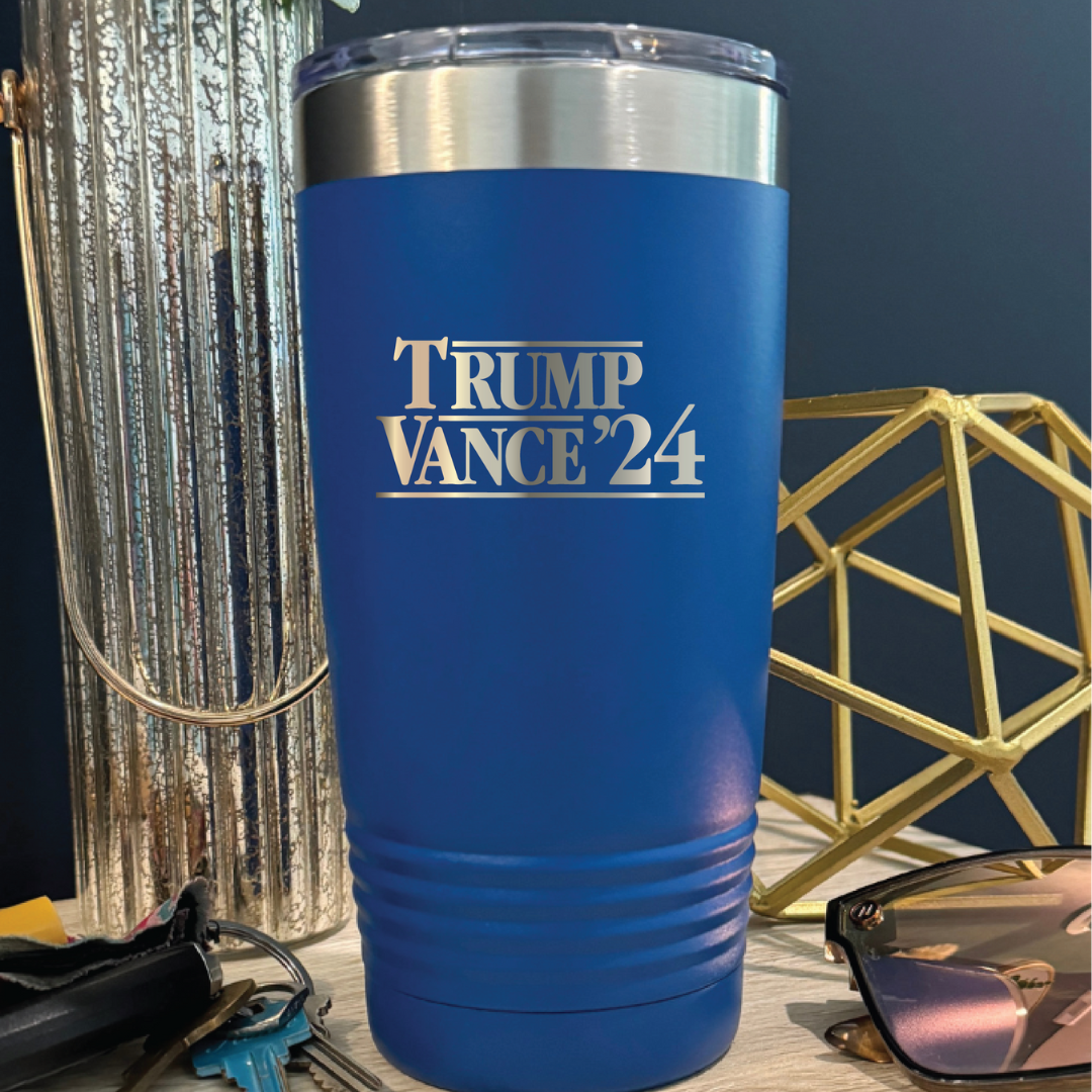 Trump Vance 2024 Laser Etched Tumbler