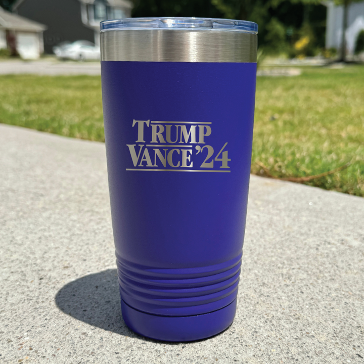 Trump Vance 2024 Laser Etched Tumbler