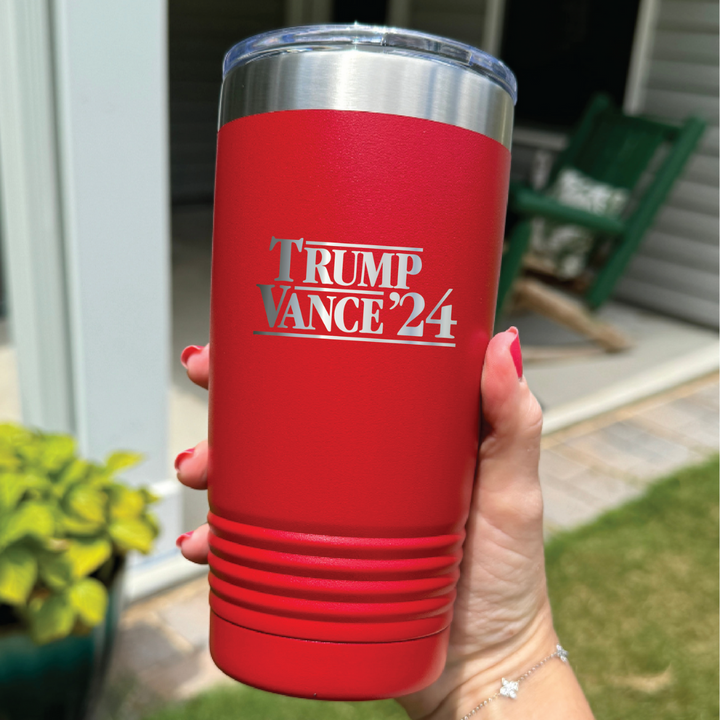 Trump Vance 2024 Laser Etched Tumbler