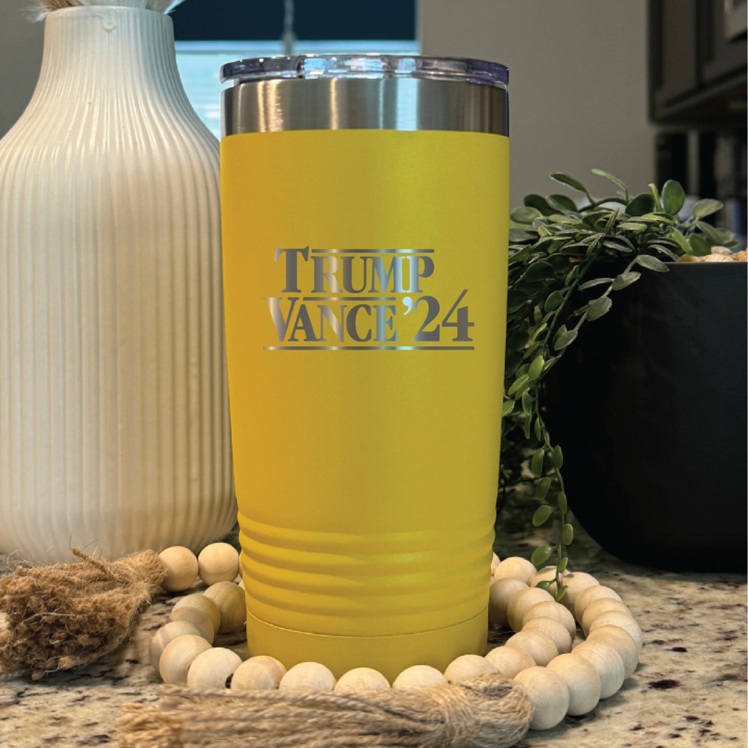 Trump Vance 2024 Laser Etched Tumbler