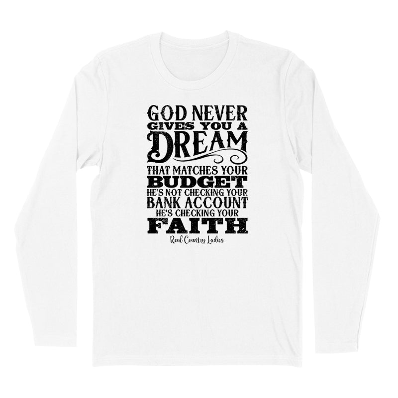 Blowout | God Never Gives You A Dream That Matches Black Print Hoodies & Long Sleeves