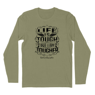 Blowout | Life Is Tough Black Print Hoodies & Long Sleeves