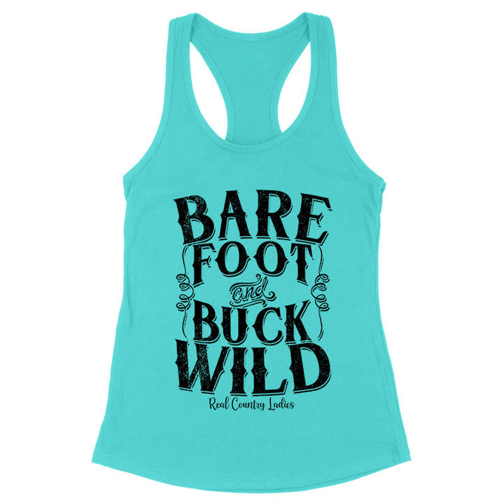 Black Friday | Bare Foot And Buck Wild Black Print Front Apparel