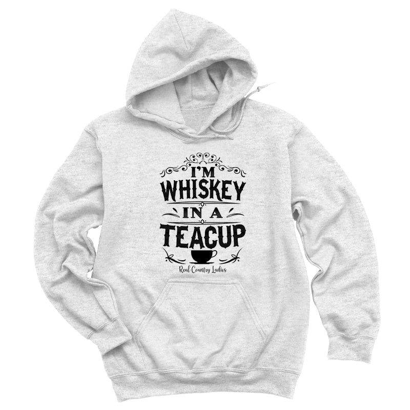 Blowout | Whiskey In A Teacup Black Print Hoodies & Long Sleeves