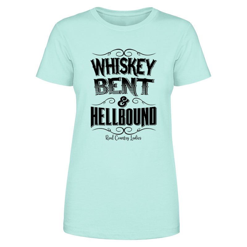 Black Friday | Whiskey Bent And Hellbound Black Print Front Apparel