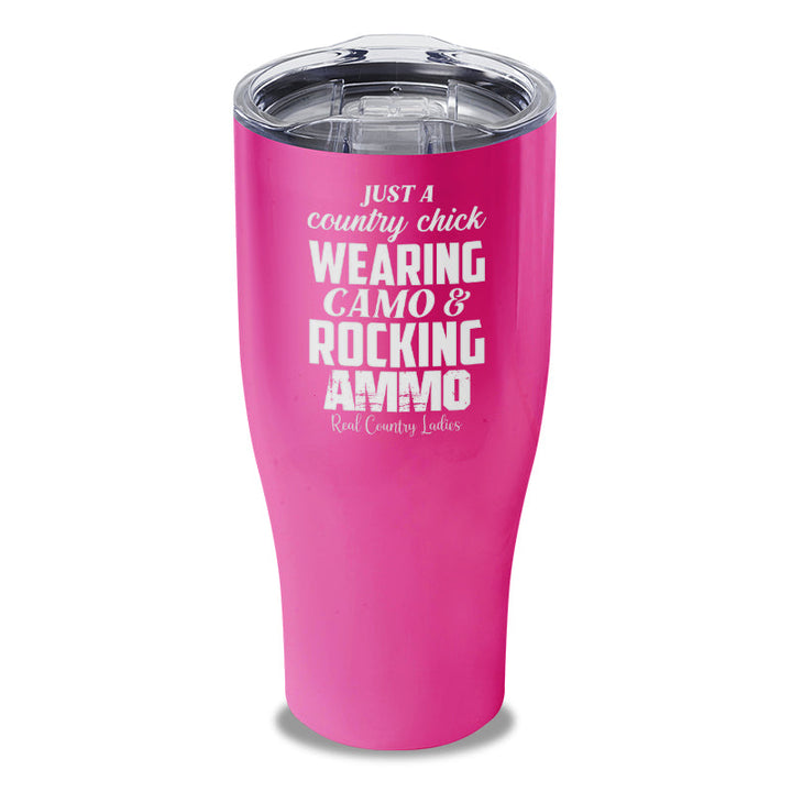 Black Friday | Wearing Camo Rocking Ammo Laser Etched Tumbler