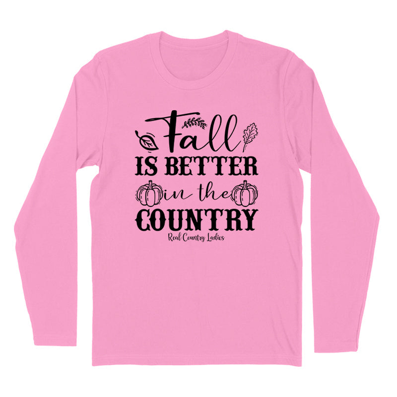 Blowout | Fall Is Better In The Country Black Print Hoodies & Long Sleeves