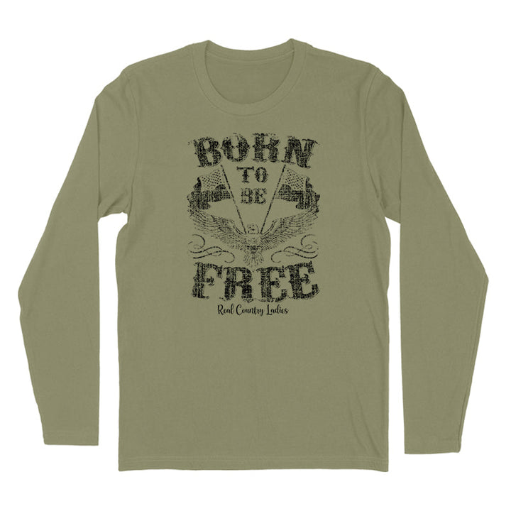 Black Friday | Born To Be Free Black Print Hoodies & Long Sleeves