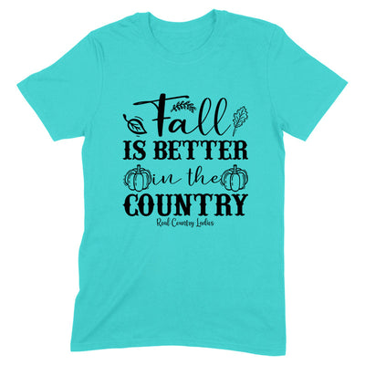 Blowout |  Fall Is Better In The Country Black Print Front Apparel