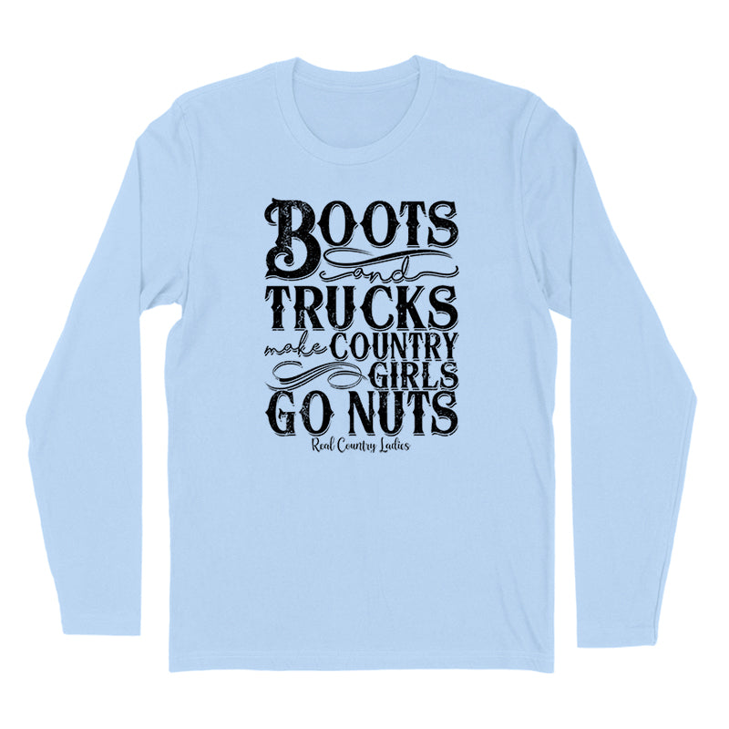 Black Friday | Boots And Trucks Black Print Hoodies & Long Sleeves