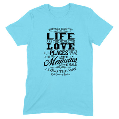 Blowout |  Best Things In Life Black Print Front Apparel