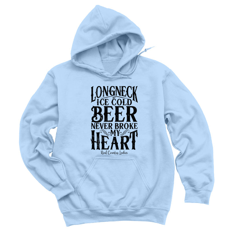 Blowout | Longneck Ice Cold Beer Black Print Hoodies & Long Sleeves