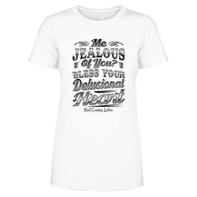 Blowout |  Me Jealous Of You Black Print Front Apparel