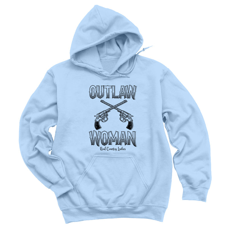 Blowout | Outlaw Woman Black Print Hoodies & Long Sleeves