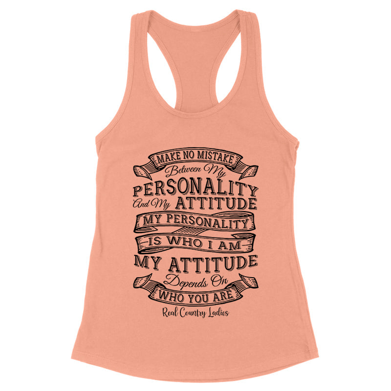 Blowout |  Personality Attitude Black Print Front Apparel