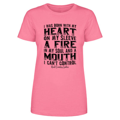 Blowout |  A Mouth I Can't Control Black Print Front Apparel