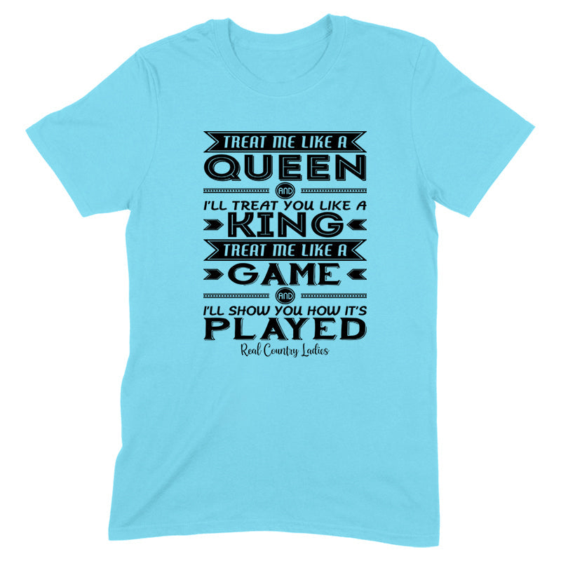 Blowout |  Like A Queen Black Print Front Apparel