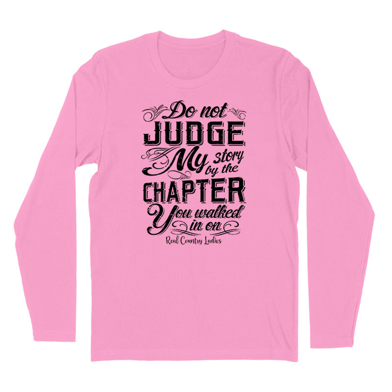 Blowout | Do Not Judge My Story Black Print Hoodies & Long Sleeves