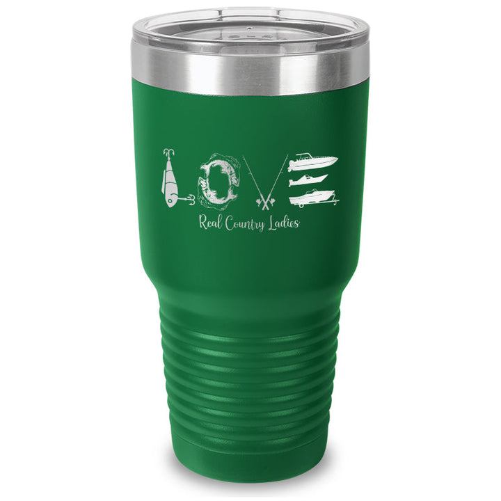 Black Friday | Fishing Love Laser Etched Tumbler