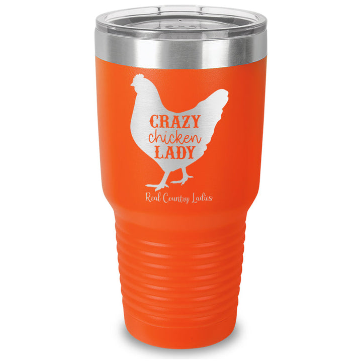 Black Friday | Crazy Chicken Lady Laser Etched Tumbler