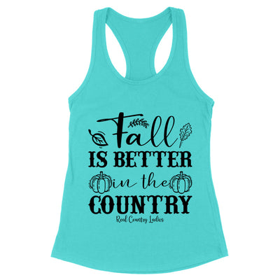 Falling For Deals | Fall Is Better In The Country Black Print Front Apparel