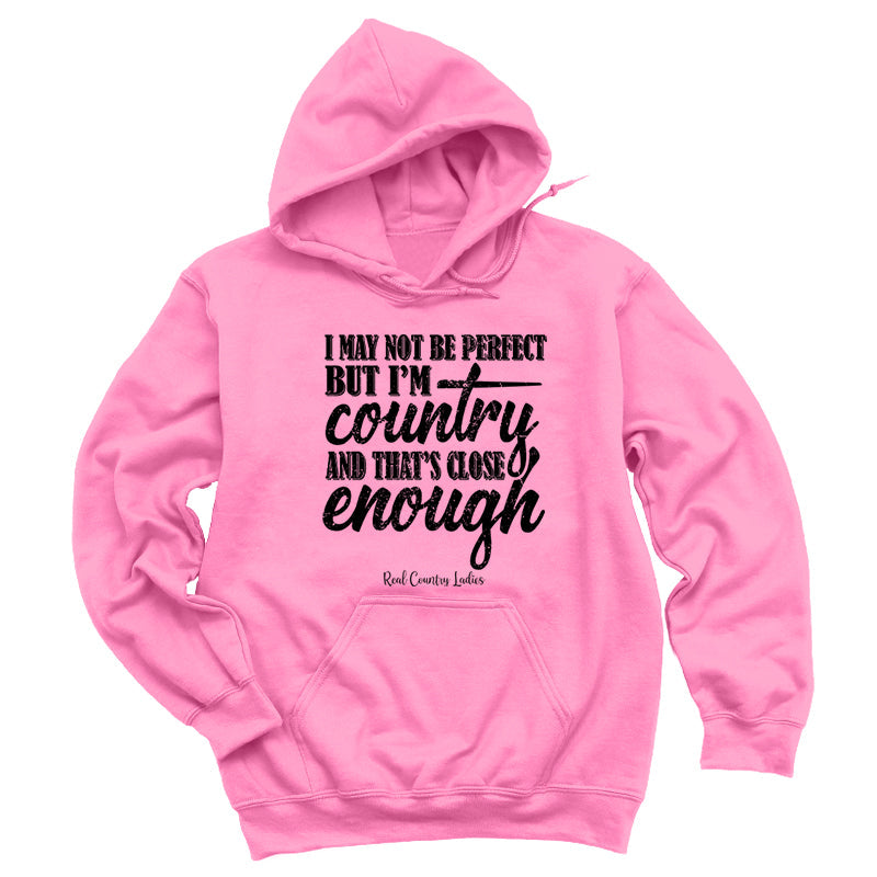 Blowout | I May Not Be Perfect Black Print Hoodies & Long Sleeves