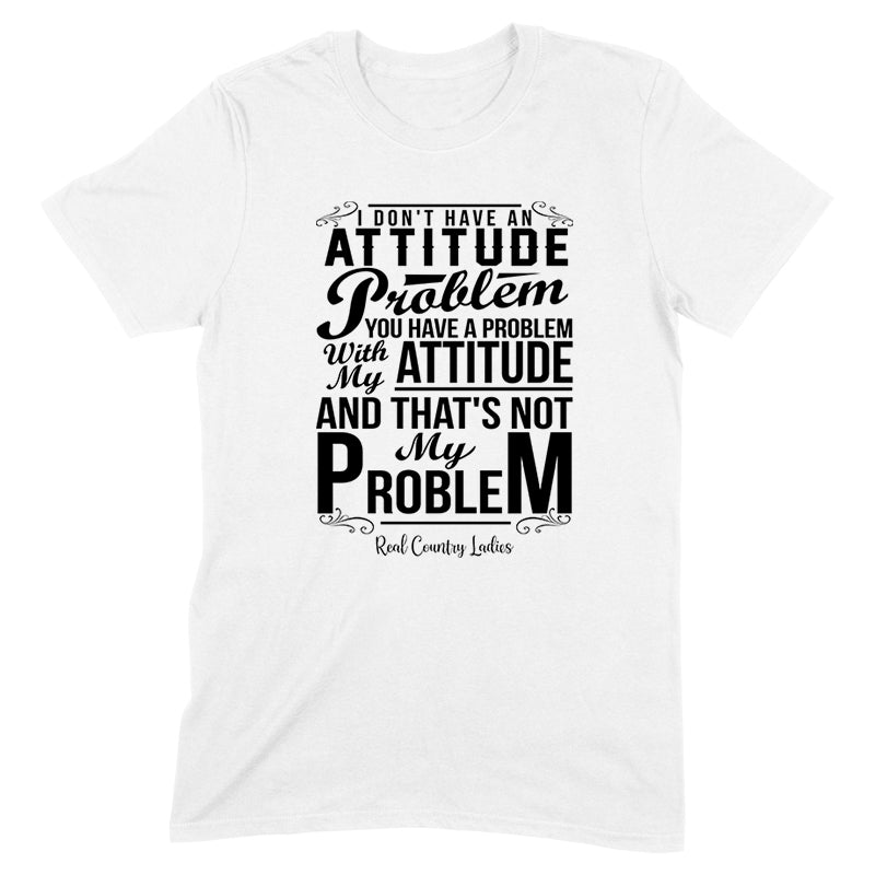 Blowout |  Not My Problem Black Print Front Apparel