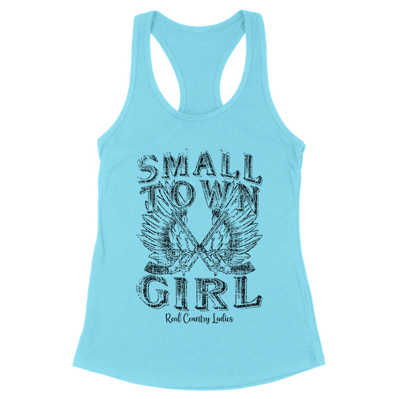 Blowout |  Small Town Girl Black Print Front Apparel