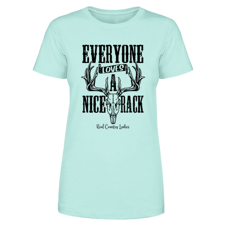 Black Friday | Everyone Loves A Nice Rack Black Print Front Apparel