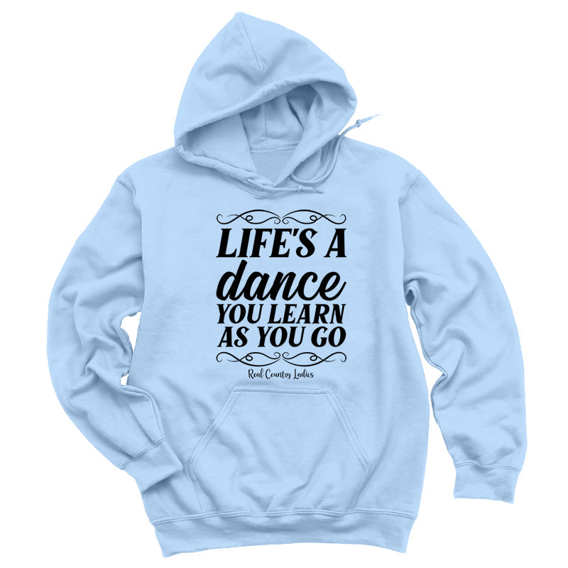 Blowout | Life's A Dance Black Print Hoodies & Long Sleeves