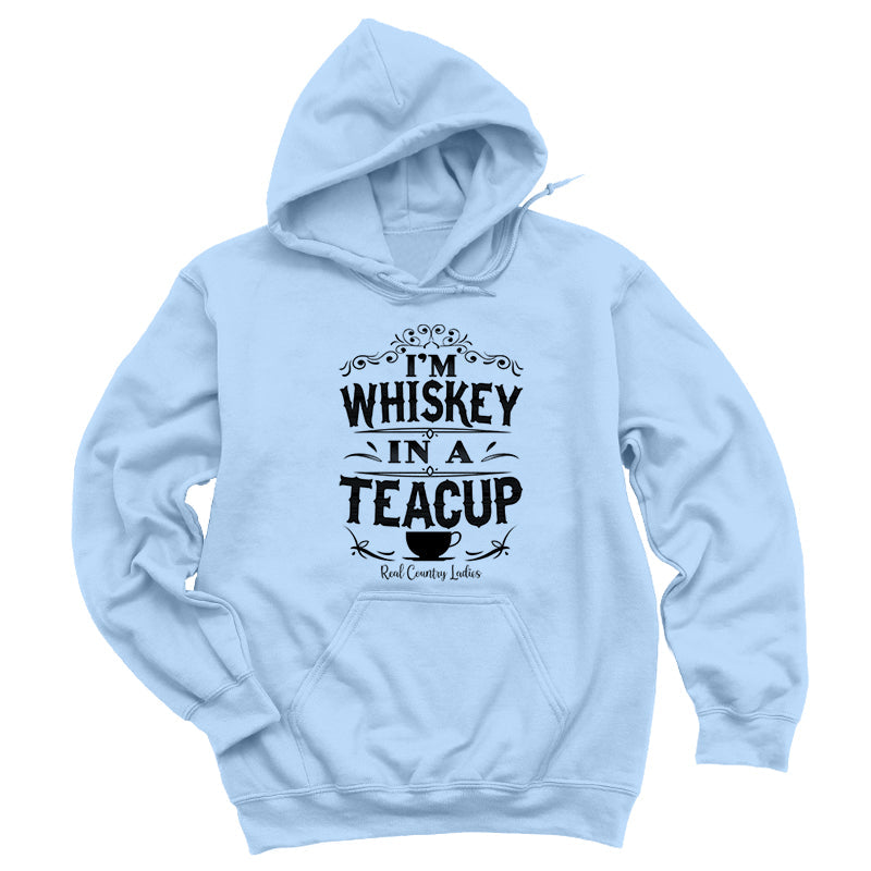 Blowout | Whiskey In A Teacup Black Print Hoodies & Long Sleeves